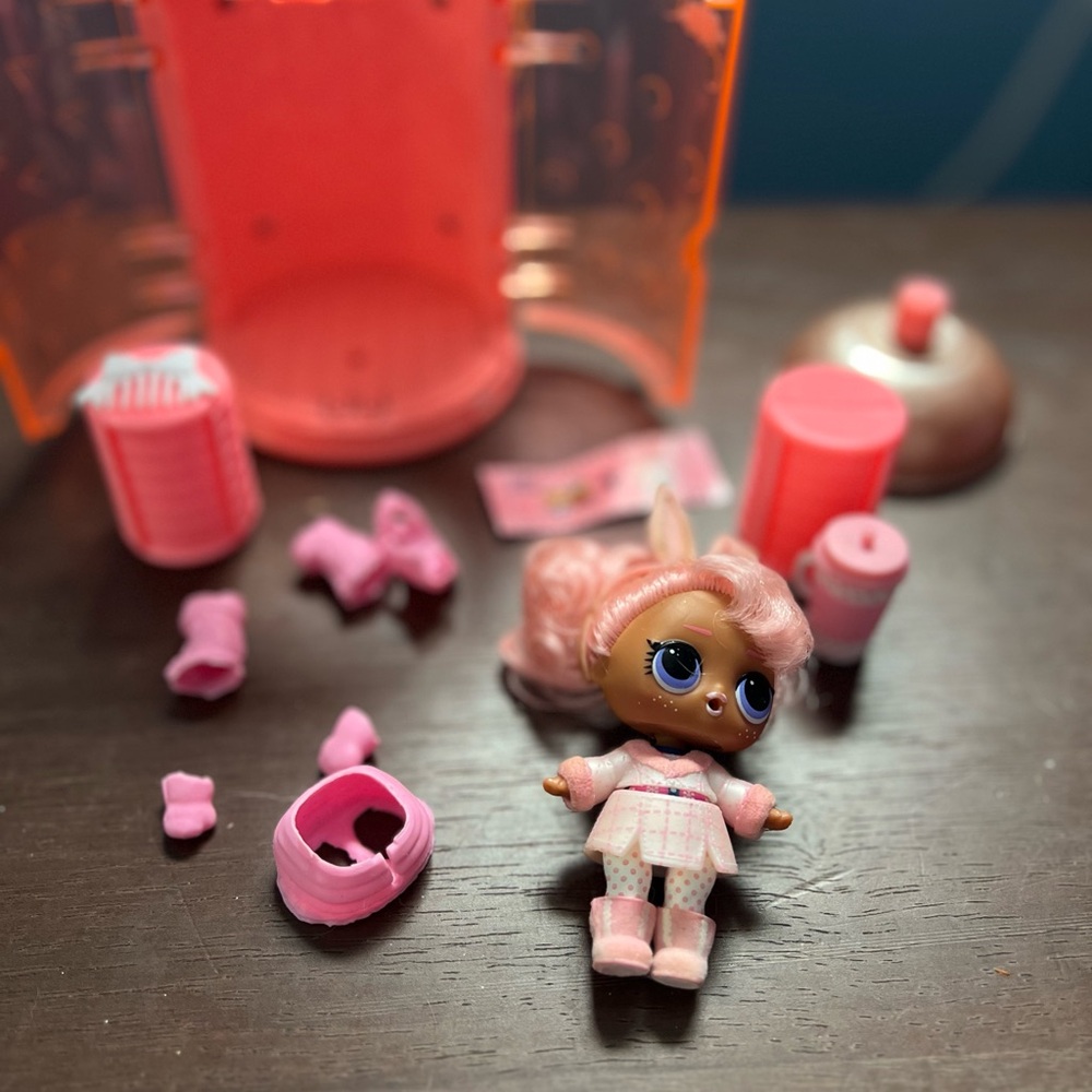 Pink Doll with Accessories
